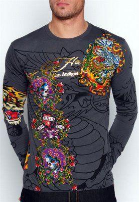 Ed Hardy shirts men-502